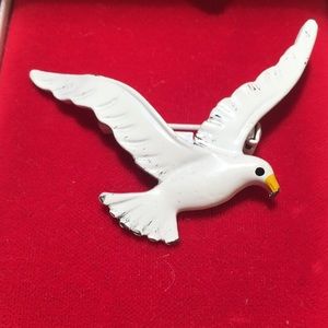 Seagull Brooch